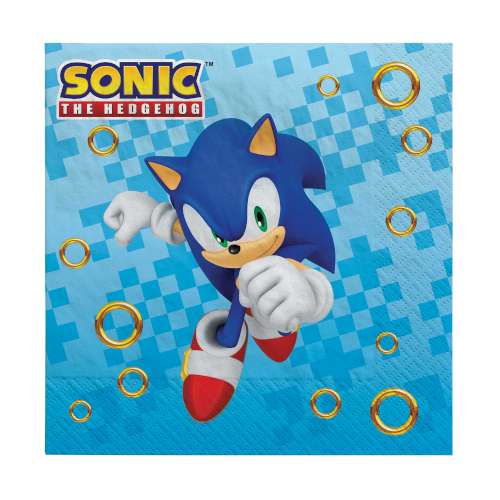 Sonic The Hedgehog Lunch Napkins - Click Image to Close